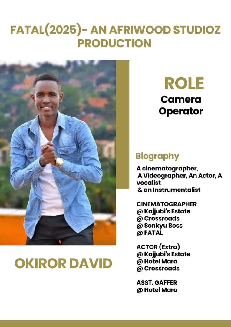 Okiror David — Camera Operator